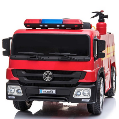 Brandweer kinderauto 12V Rood