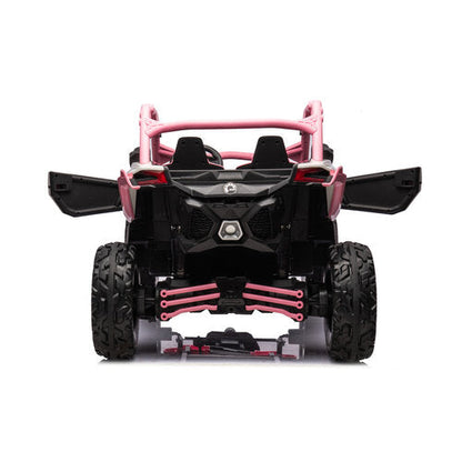 CAN-AM Maverick buggy 24V 2-Persoons Kinderauto Roze