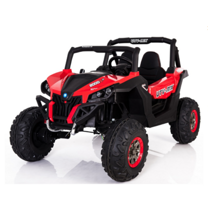 UTV-MX Buggy 12V 2-Persoons Kinderauto Rood