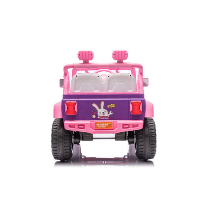 Rabbit Owner 12V Kinderauto Roze