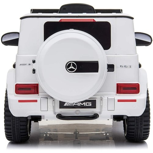 Mercedes G63 AMG Cabrio 12V Kinderauto Wit