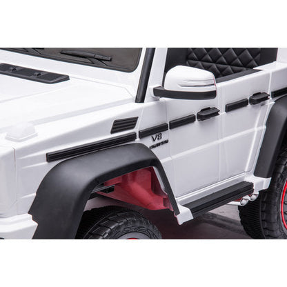 Mercedes G63 6X6 AMG 12V Elektrische Kinderauto Wit