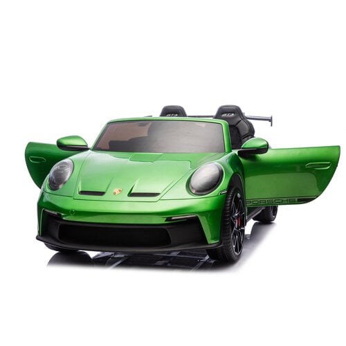 Porsche 911 GT3 24V 2-persoons kinderauto metallic Groen