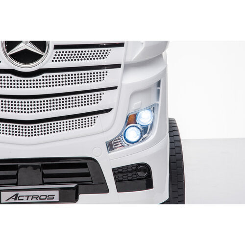 Mercedes Actros 12V kindervrachtwagen wit