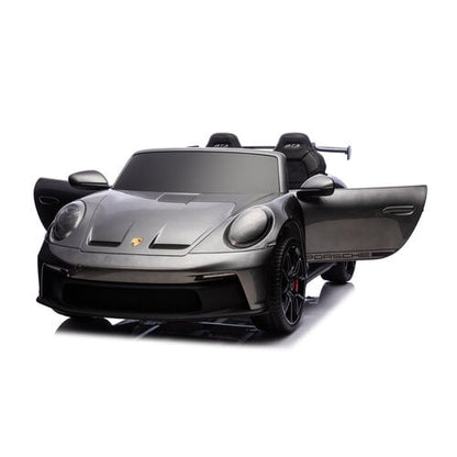 Porsche 911 GT3 24V 2-persoons kinderauto metallic Grijs