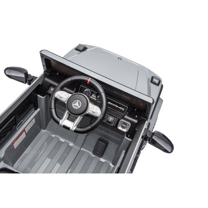 Mercedes G63 AMG Cabrio 12V Kinderauto Grijs