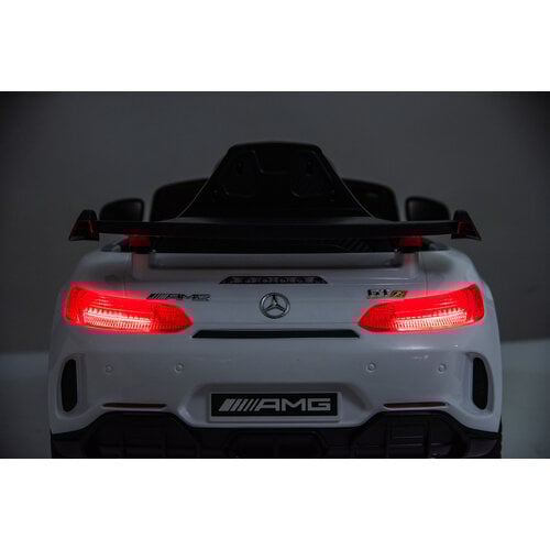 Mercedes AMG GTR 12V kinderauto Wit