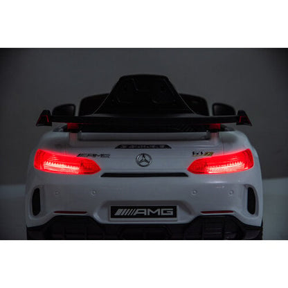 Mercedes AMG GTR 12V kinderauto Wit