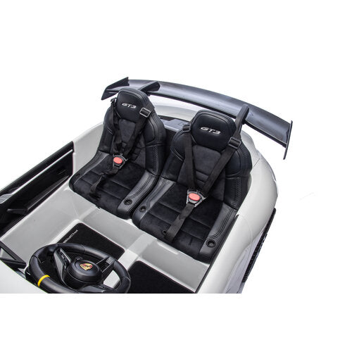 Porsche 911 GT3 24V 2-persoons kinderauto Wit