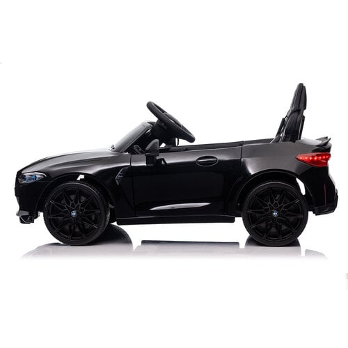 BMW M4 12V Kinderauto metallic Zwart