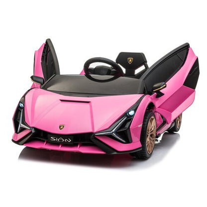 Lamborghini Sian 12V Kinderauto Roze