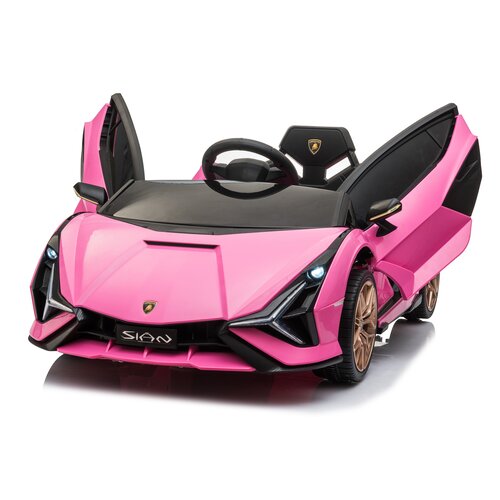 Lamborghini Sian 12V Kinderauto Roze