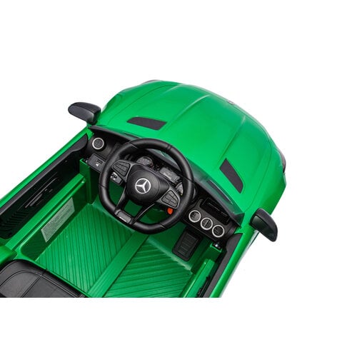 Mercedes AMG GTR 12V kinderauto Groen