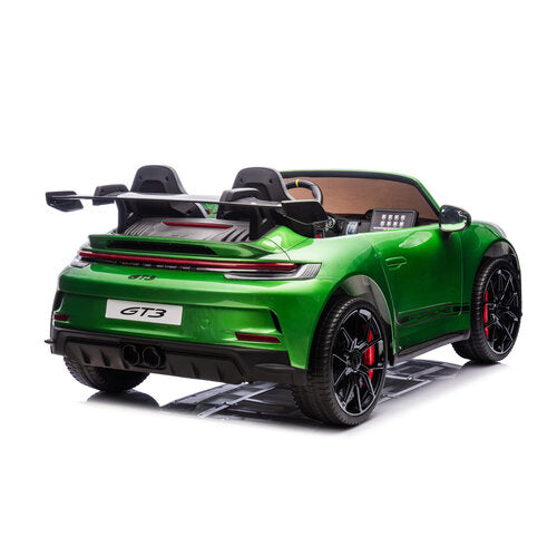 Porsche 911 GT3 24V 2-persoons kinderauto metallic Groen