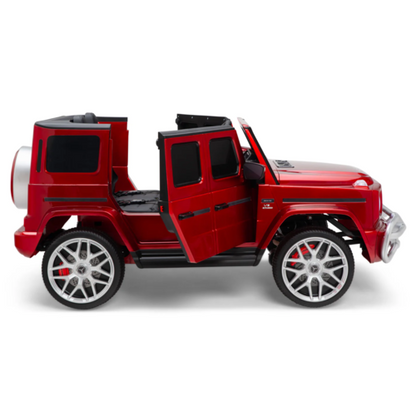 Mercedes g63 12V 2-persoons kinderauto metallic rood