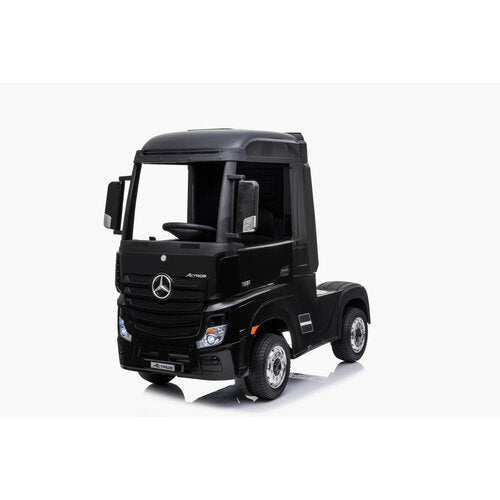Mercedes Actros 12V kindervrachtwagen zwart
