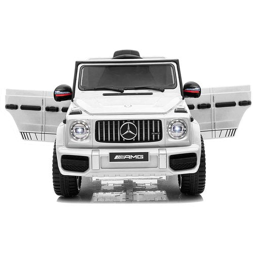 Mercedes G63 AMG Cabrio 12V Kinderauto Wit