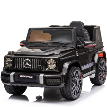 Mercedes G63 AMG Cabrio 12V Kinderauto Zwart