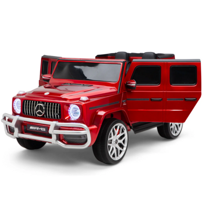 Mercedes g63 12V 2-persoons kinderauto metallic rood