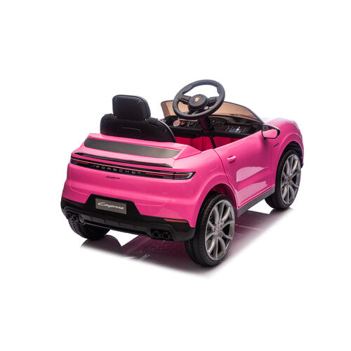 Porsche Cayenne 12V kinderauto Roze
