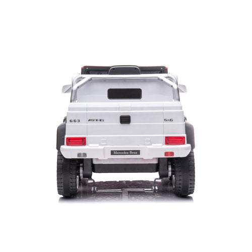 Mercedes G63 6X6 AMG 12V Elektrische Kinderauto Wit