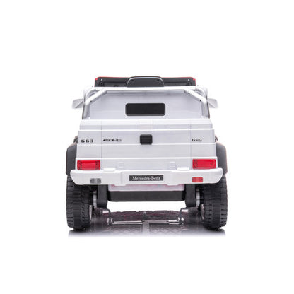 Mercedes G63 6X6 AMG 12V Elektrische Kinderauto Wit