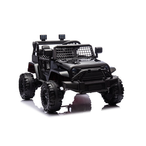 Jeep 12V Kinderauto Zwart