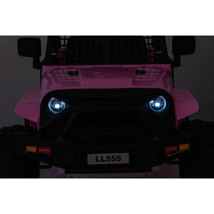 Jeep 12V Kinderauto Zwart