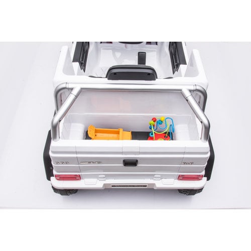 Mercedes G63 6X6 AMG 12V Elektrische Kinderauto Wit