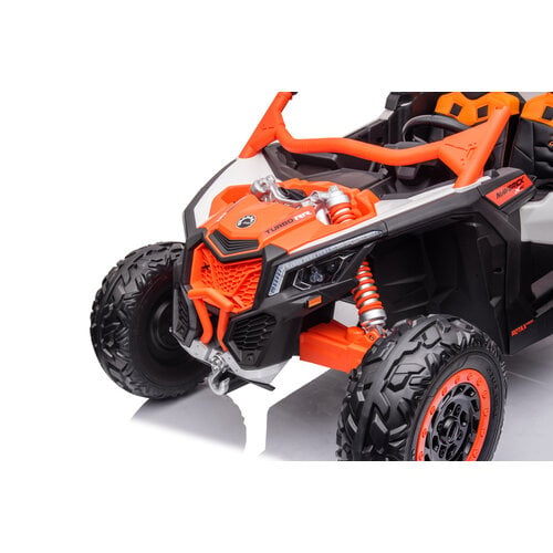CAN-AM Maverick buggy 24V 2-persoons kinderauto Oranje