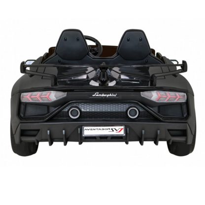 Lamborghini Aventador SVJ 24V Kinderauto 2 persoons Zwart