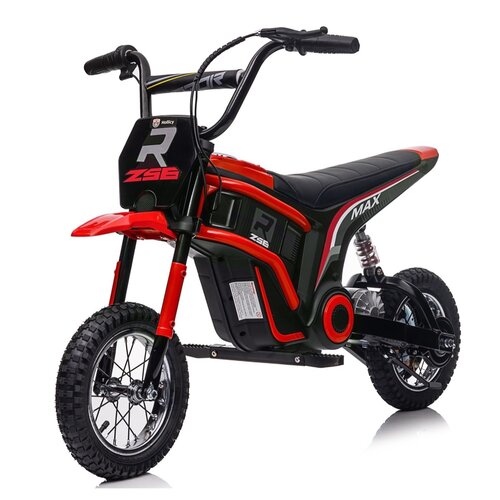 Elektrische kindermotor Dirtbike Hurricane 24V 350W Rood