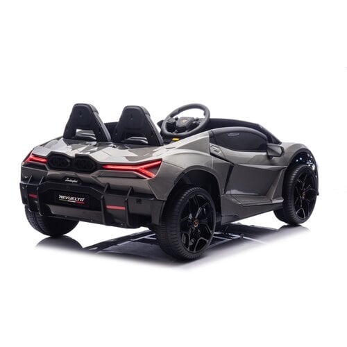 Lamborghini Revuelto 24V 2-Persoons Kinderauto Grijs