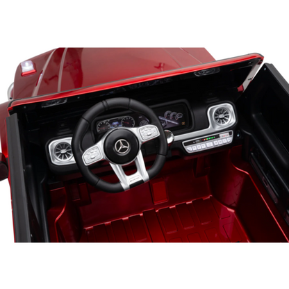Mercedes g63 12V 2-persoons kinderauto metallic rood
