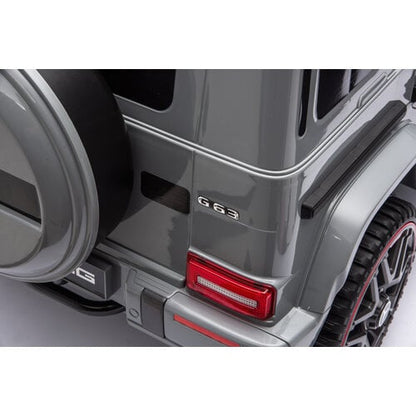 Mercedes G63 AMG Cabrio 12V Kinderauto Grijs