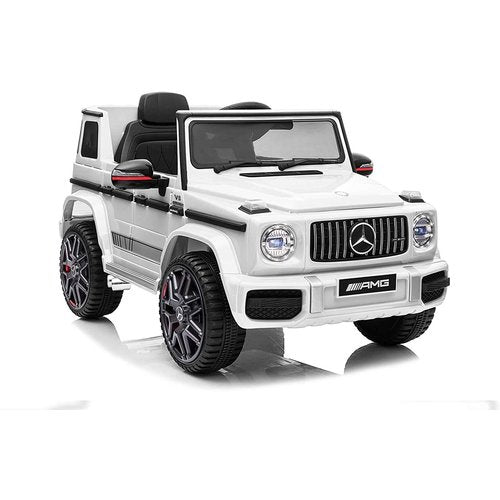 Mercedes G63 AMG Cabrio 12V Kinderauto Wit