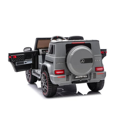 Mercedes G63 AMG Cabrio 12V Kinderauto Grijs