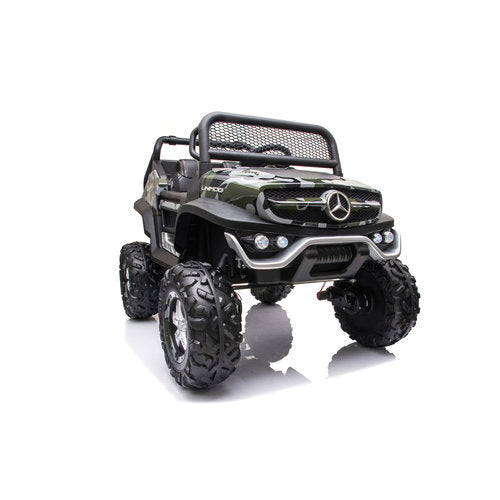 Mercedes Unimog 12V kinderauto Camouflage