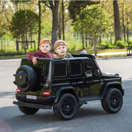 Mercedes G63 XXL 24V 2-persoons kinderauto metallic Grijs