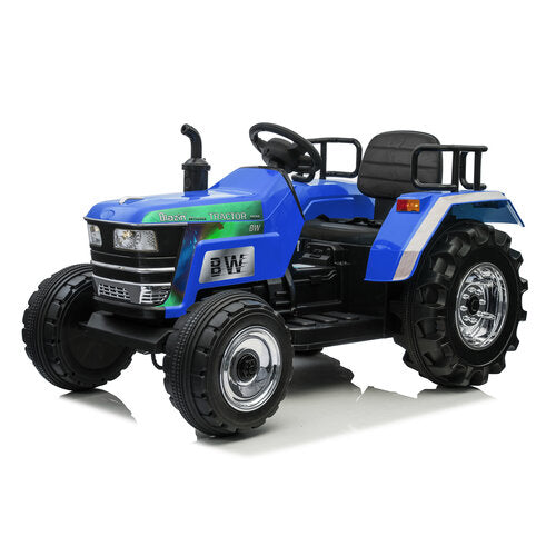 Blazin Wheels 12V kindertractor Blauw