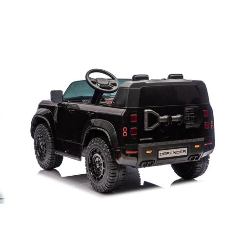 Land Rover Defender 24V 2-persoons kinderauto Zwart