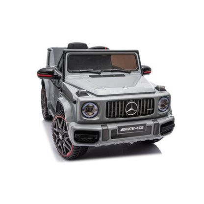 Mercedes G63 AMG Cabrio 12V Kinderauto Grijs