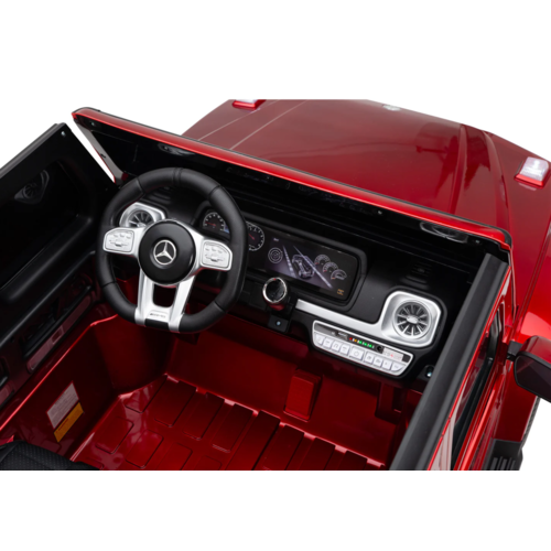 Mercedes g63 12V 2-persoons kinderauto metallic rood