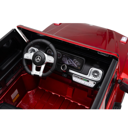 Mercedes g63 12V 2-persoons kinderauto metallic rood