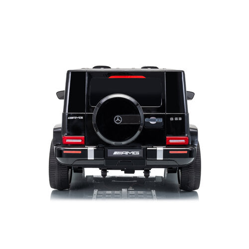 Mercedes G63 12V 2-persoons kinderauto metallic zwart