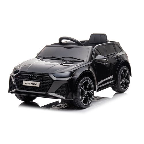 Audi RS6 12V Kinderauto Zwart