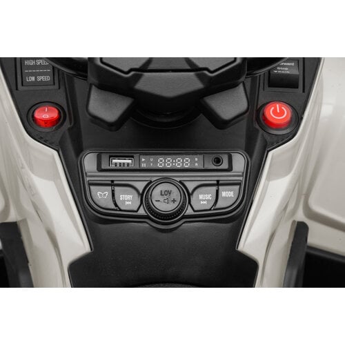 CAN-AM Outlander 24V Kinder Quad 2-Persoons Grijs