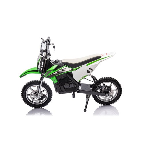 Elektrische kindermotor Dirtbike Cross Motor 36V 500W Groen