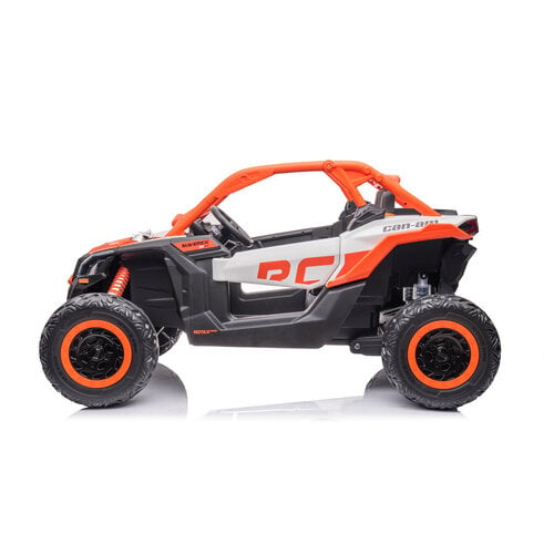 CAN-AM Maverick buggy 24V 2-persoons kinderauto Oranje