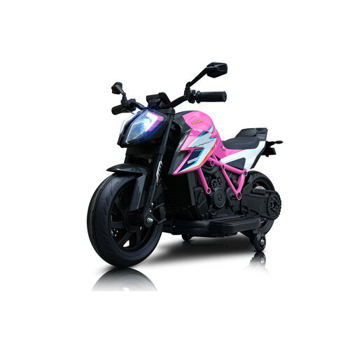 KTM 1290 Superduke kindermotor 12V Roze